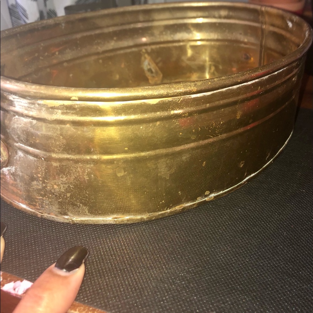 Bronze Oval Planter